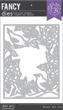 HERO ARTS - METAL CUTTING DIES - BIRDS N FLOWERS COVER PLATE
