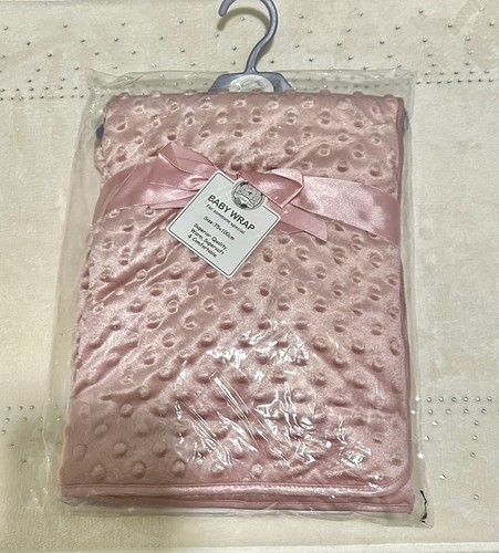 Nueva manta envolvente rosa para bebés niñas - Imagen 2 de 2