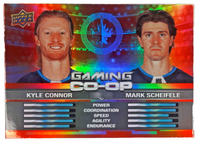 2024-25 Upper Deck Gaming Co-Op #CGO23 Kyle Connor Mark Scheifele Winnipeg Jets