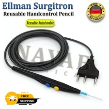 Ellman Surgitron two Button Reusable Fingerswitch Handpiece for EMC Surgitron CE