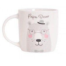 Papa Bear Mug Bone China 12oz New Parent Dad Gift Baby Shower