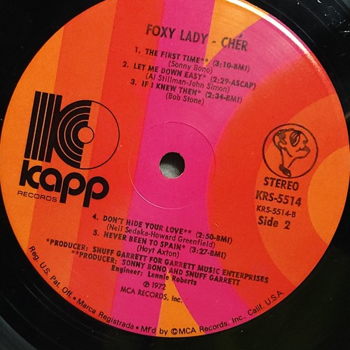 Cher Foxy Lady LP Vinyl 1972 - Imagen 6 de 13