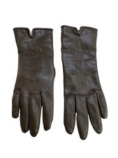 Vintage Gloves Ladies Fur Lined Size Small