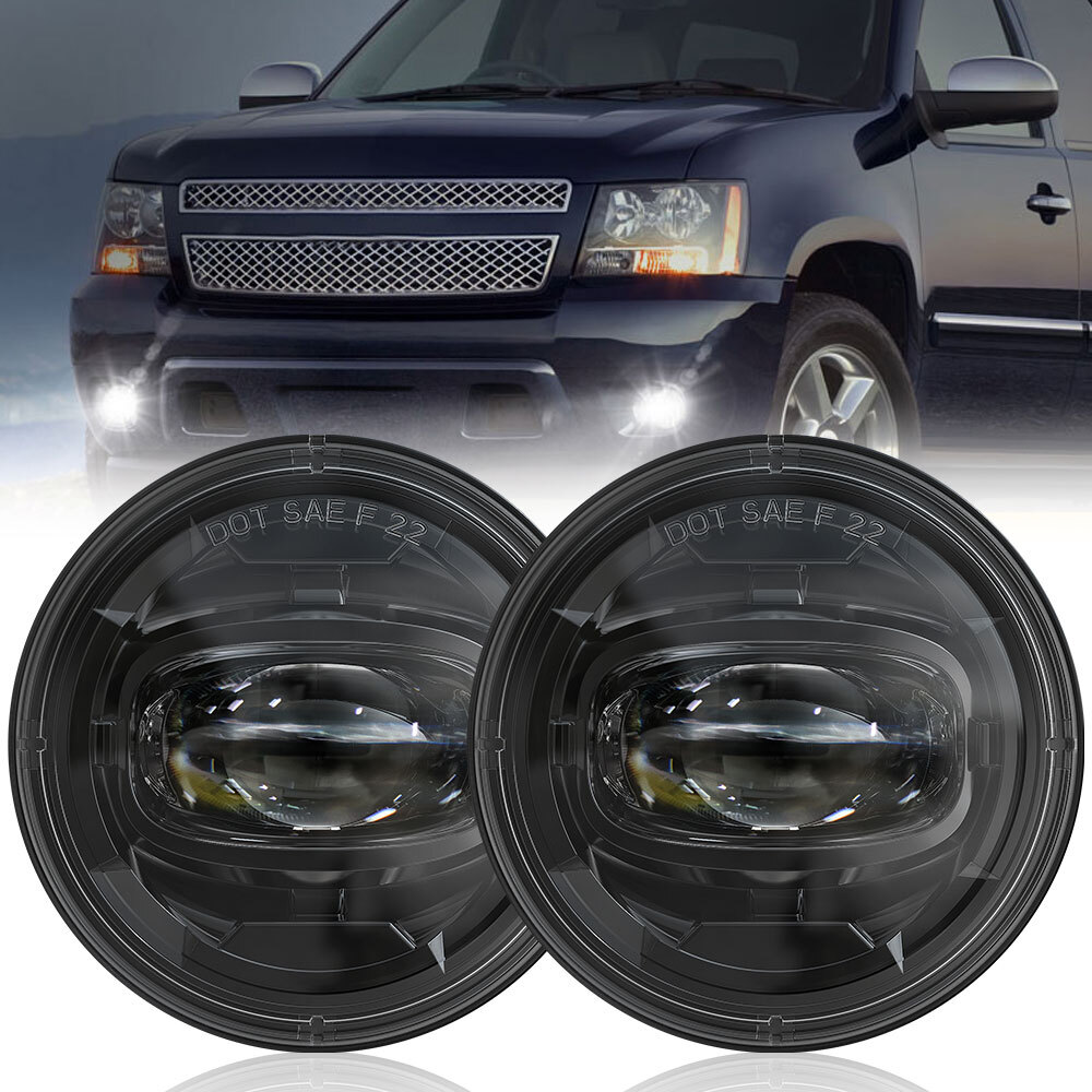 Pair Bumper LED Fog Lights For 2004-2006 Chevy Suburban Tahoe Z71 Accessories