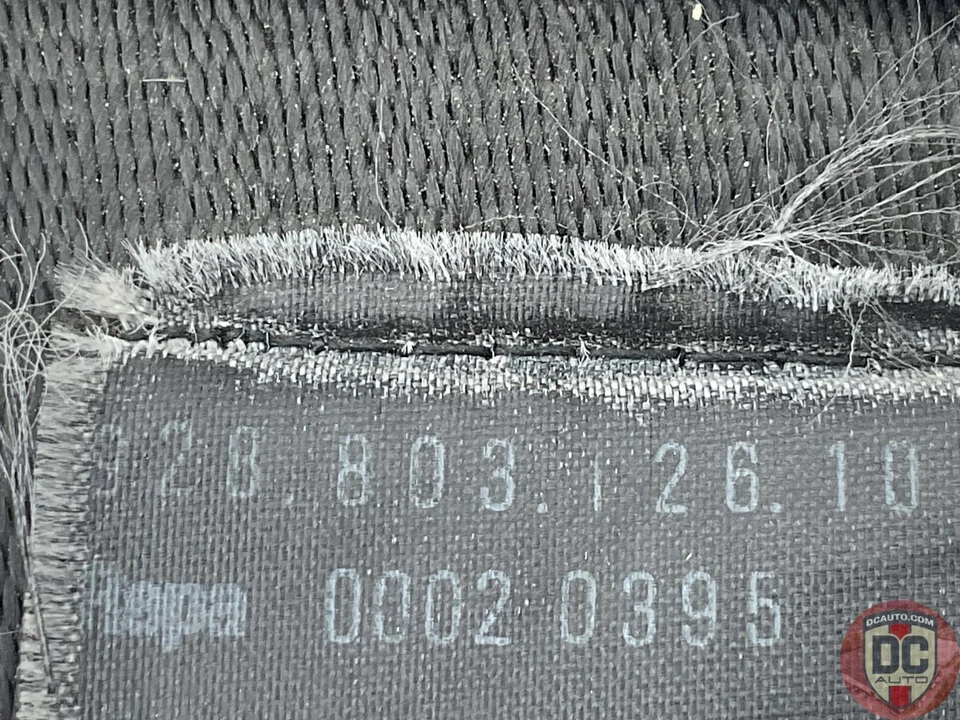 Cinturón de seguridad delantero Porsche 911 964 928 1986-1989 9288031261070B 126247 Foto 2 de 4