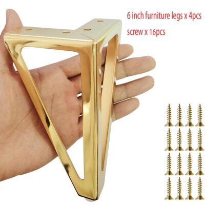 metal dresser feet 4pcs Metal Antique Brass Furniture Leg, 17cm Couch Cabinet Modern Furniture Feet
