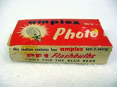 #ad PF 1 Flash bulbs 4 bulbs in box Amplex MY T MIGHT New $9.25 $9.25