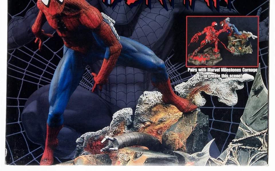 ¡NUEVO/SELLADO! DIAMOND Select Toys SHOWDOWN SPIDER-MAN ESTATUA HITOS DE MARVEL #1 Foto 4 de 4