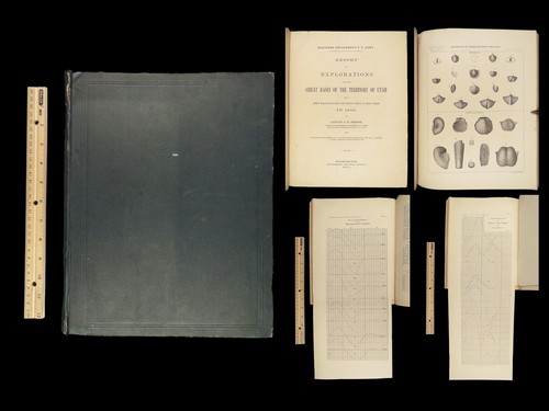 1876 UTAH Exploration 1ed Simpson HUGE Railroad Maps PAIUTE INDIANS California - Picture 5 of 24