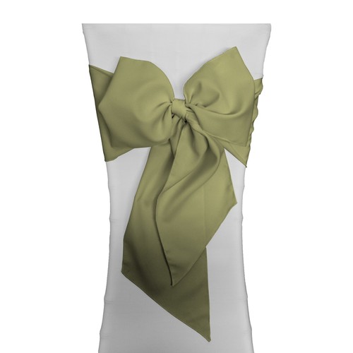 LA Linen Pack of 10 Polyester Poplin Chair Bows 8 by 108-Inch. Made in USA - Picture 32 of 41
