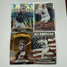 2026 Panini Prizm Roch Cholowsky USA Baseball Collegiate Team Card Lot (4) 