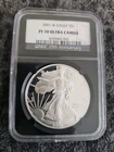 2001-W American Silver Eagle .999 NGC PF70 Ultra Cameo Proof