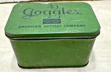 American Optical Company Goggles Tin 1930s Empty Vintage(6)