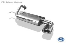  Komplettanlage ab Kat. Mitsubishi Colt CAO Bj.92-03 135x80mm flachoval