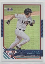 2017 USA Baseball Stars & Stripes Longevity Holofoil 36/99 Zack Collins #73 0f8