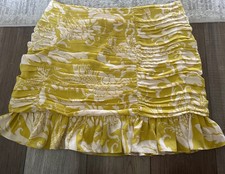 Ted Baker London Women's Ruffle Skirt, Yellowish Color See Photos Size 5