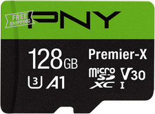 128GB Premier-X Class 10 U3 V30 Microsdxc Flash Memory Card - 100Mb/S, Class 10,