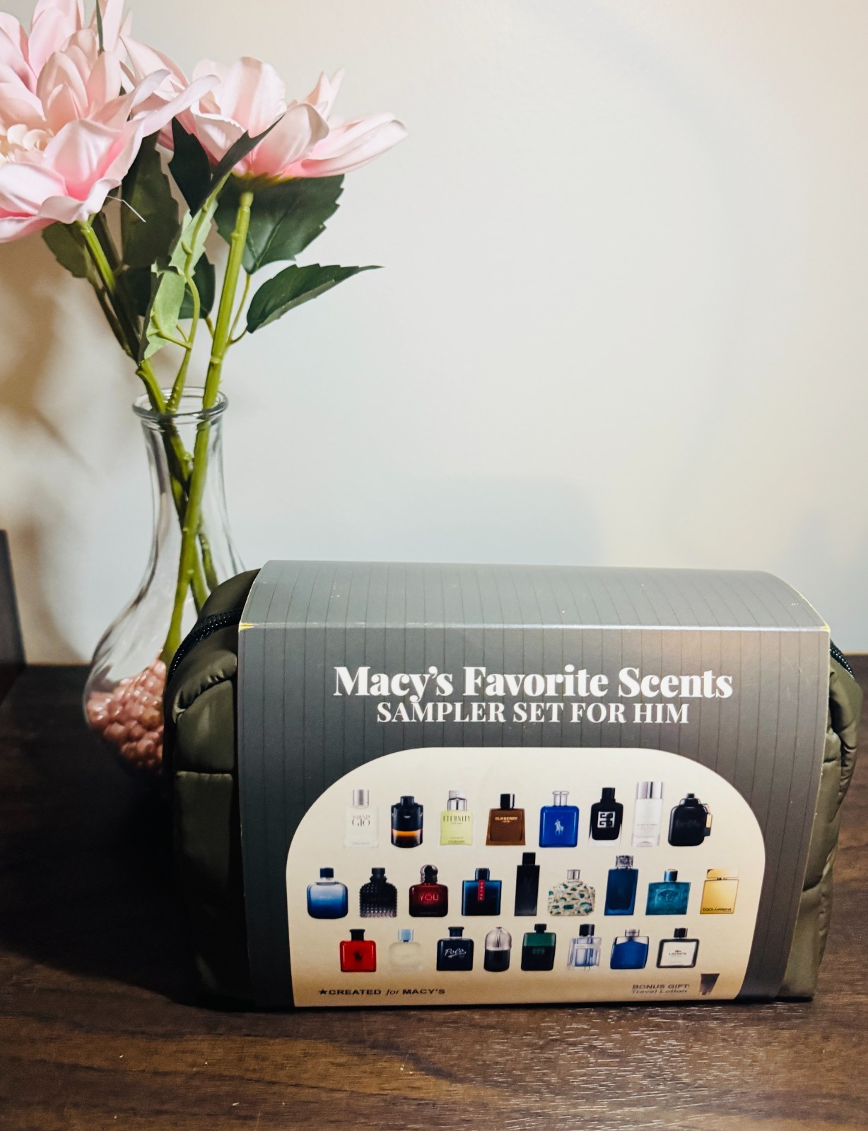 Holiday Gift Set for Him - Macys' Men 26pc Fragrance Sampler Pouch