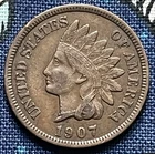 1907 Philadelphia Indian Head Cent Defined A1