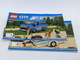 LEGO City 60117  Van & Caravan Complete with Minifigures and instructions