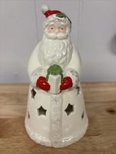 LENOX Light Up Lit Color Changing Santa Figurine SEASONS SPARKLE