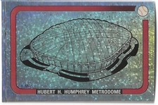 Hubert H. Humphrey Metrodome 1989 Panini Stickers #385 Minnesota Twins