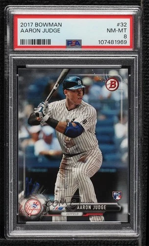 2017 Bowman Aaron Judge #32 PSA 8 4kh