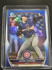 2023 Bowman Draft Chrome 1st Jaxon Wiggins Blue Refractor /150 Color Match