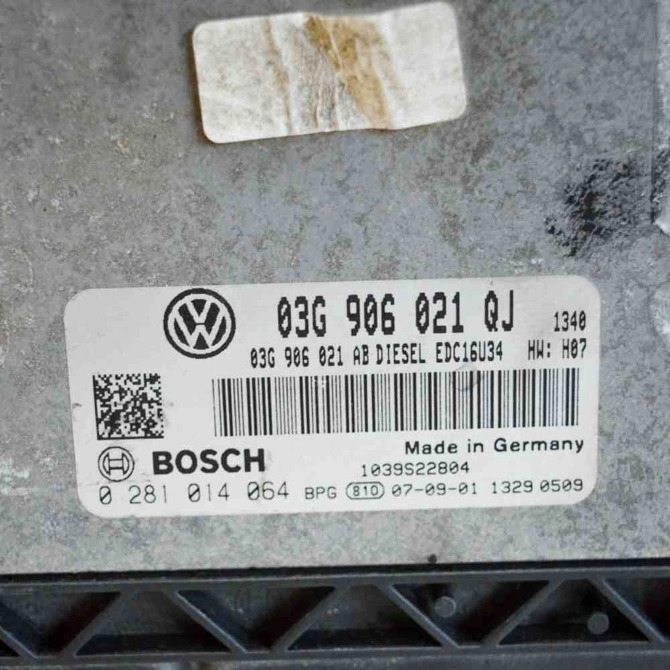 Centralina motore VW GOLF V 1K1 03G906021QJ 1.9 Diesel 77kw 2007 3281249 - Immagine 4 di 4