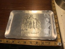 Wendell August Forge Aluminum Plate, Lincoln Jr/Sr High School, Ellwood City PA