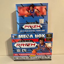 Panini 2021-22 Prizm Basketball Mega & Retail (2) Box Lot Red Ice & 75th Prizms