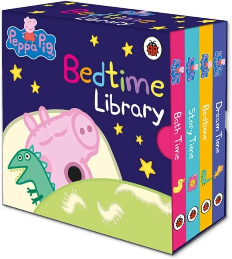 Peppa Pig Bedtime Library Collection 4 Books Set Random House Books Board Book