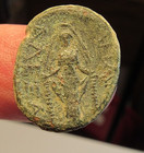 GREEK AE COIN PHYRGIA ADAMEIA 88-40BC.ZEUS AND ARTEMUS  5.87GRAMS — photo 4