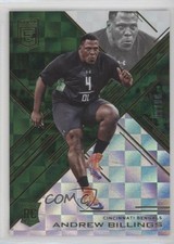 2016 Donruss Elite Elite Rookies Green 9/99 Andrew Billings #140 0c2