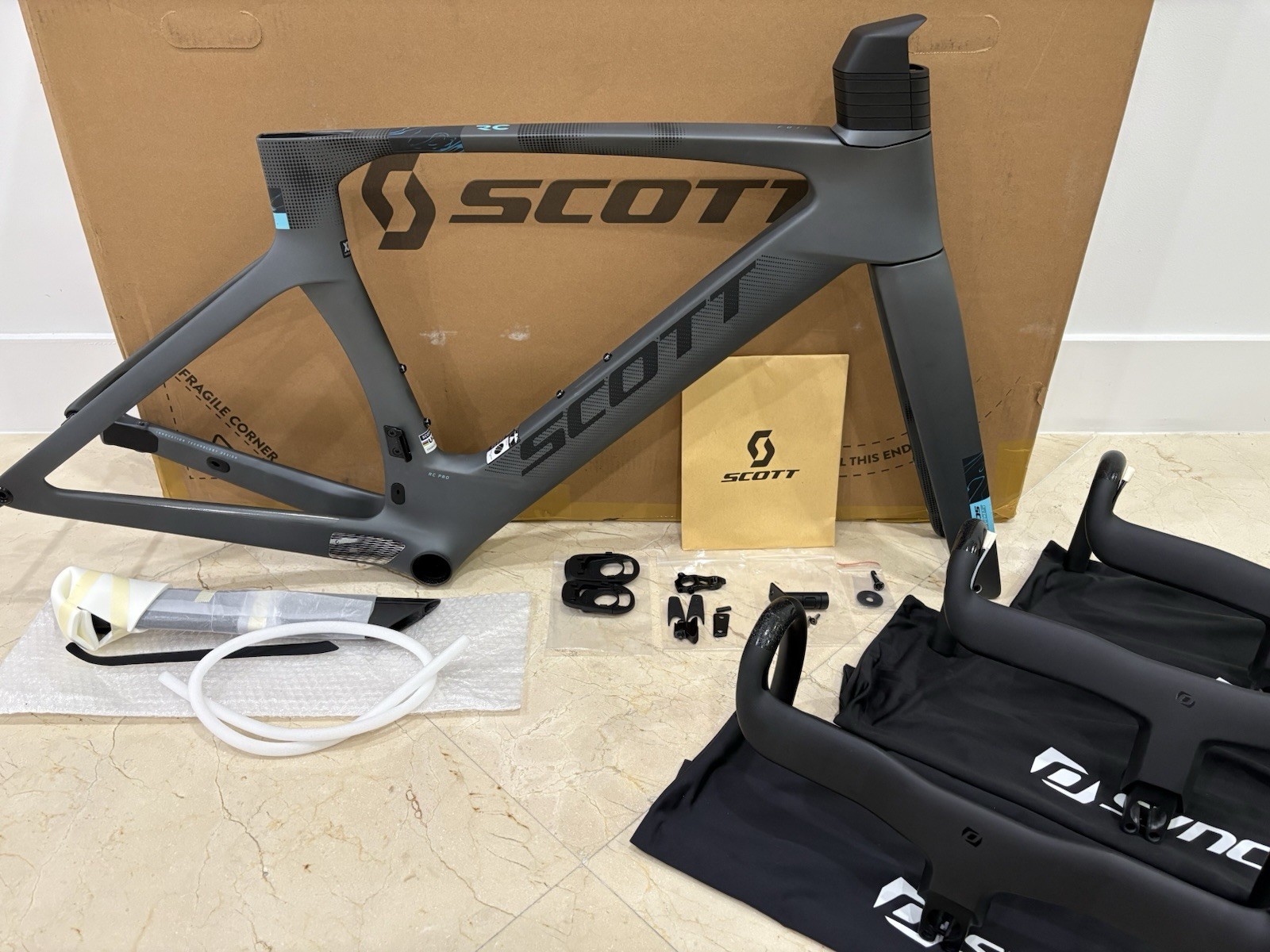 NEW Scott Foil RC PRO Carbon Road Bike Frameset XXS 47cm XX-Small 47 Disc Frame