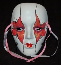 VINTAGE Ceramic Mask MARDI GRAS New Orleans Carnival Very Pretty 