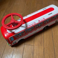 Vintage Japanese Tin Toy Bus Showa Era