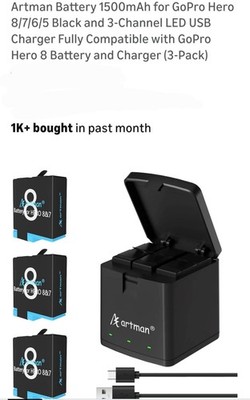 Artman Battery 1500mAh 3-pack