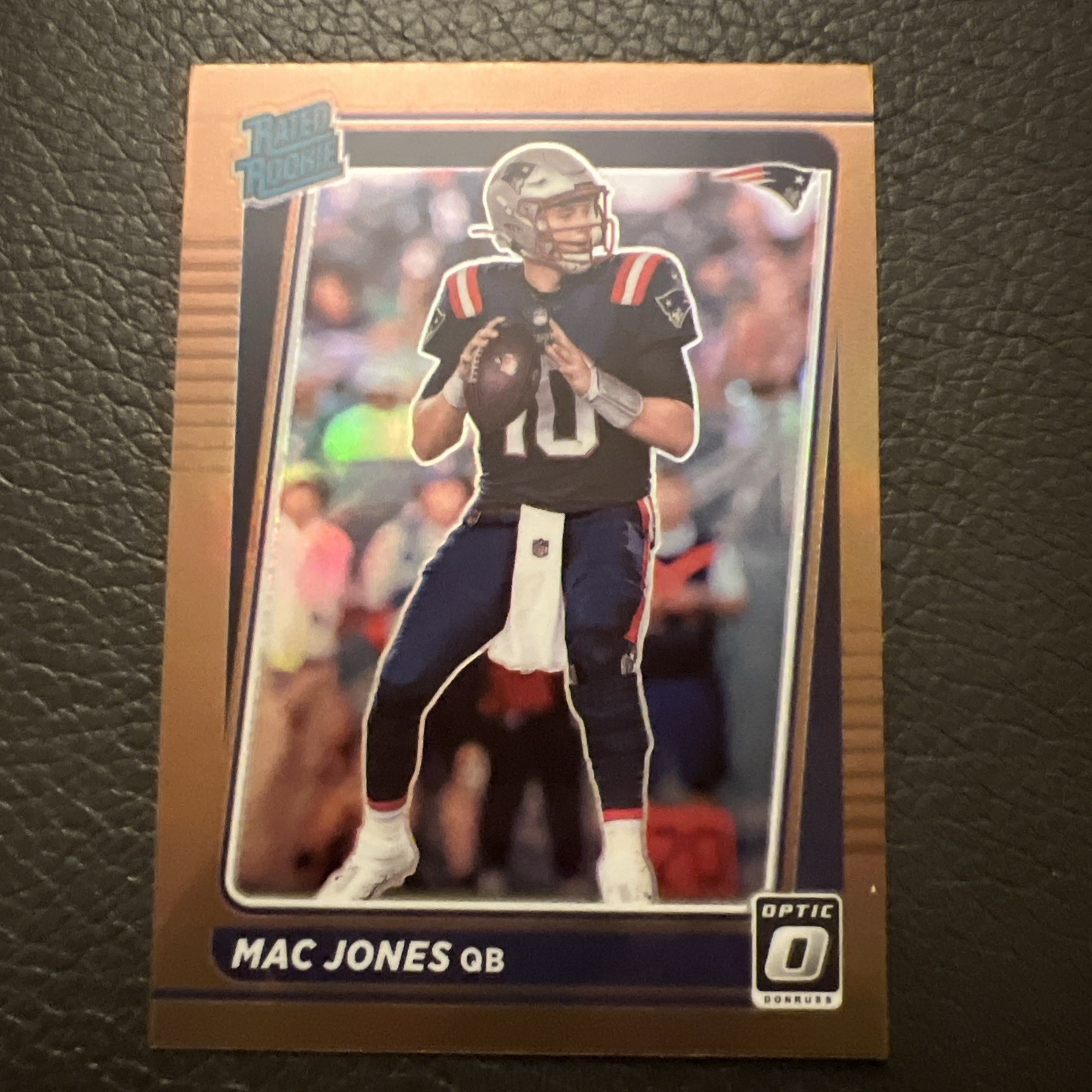 2021 Panini Donruss Optic MAC JONES Rated Rookie Bronze Prizm RC #206 Patriots 