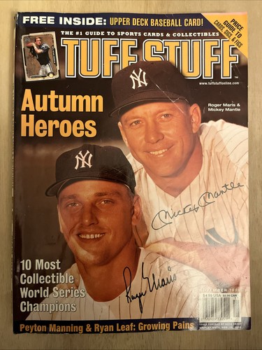 Roger Maris Mickey Mantle Tuff Stuff November 1998 - Bild 1 von 1