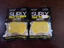 Surly Soap Mini Medium Soap industrial hand cleaner/infused scrub pad 10+ washes