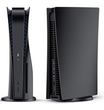 Black PS5 Faceplate Cover Plate Shell Disc Version for Original PlayStation 5