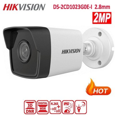 Hikvision 2MP DS-2CD1023G0E-I WDR POE IP-Kugelkamera im Freien IP67 2,8mm H.265+
