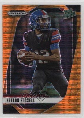 2025 Panini Prizm Draft Picks Orange Pulsar Prizm 2/75 Keelon Russell #150 1s84