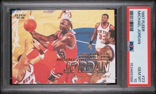 1997-98 Fleer Michael Jordan #23 PSA 10