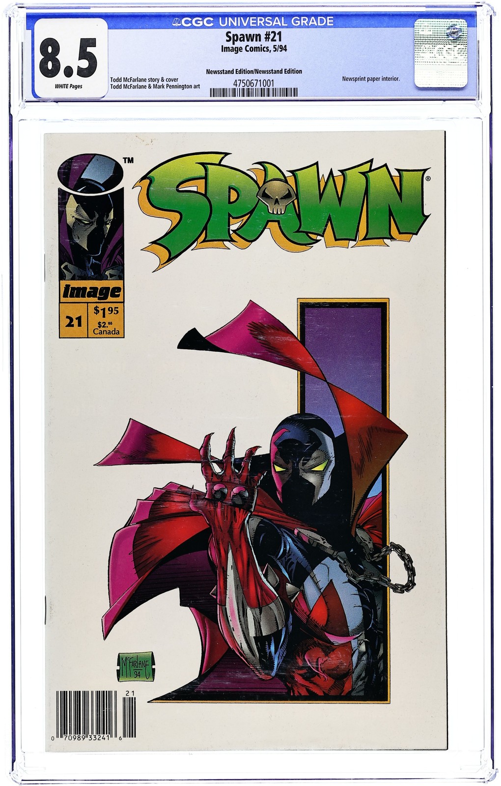 Spawn #21 (Newsstand Edition) Value - GoCollect