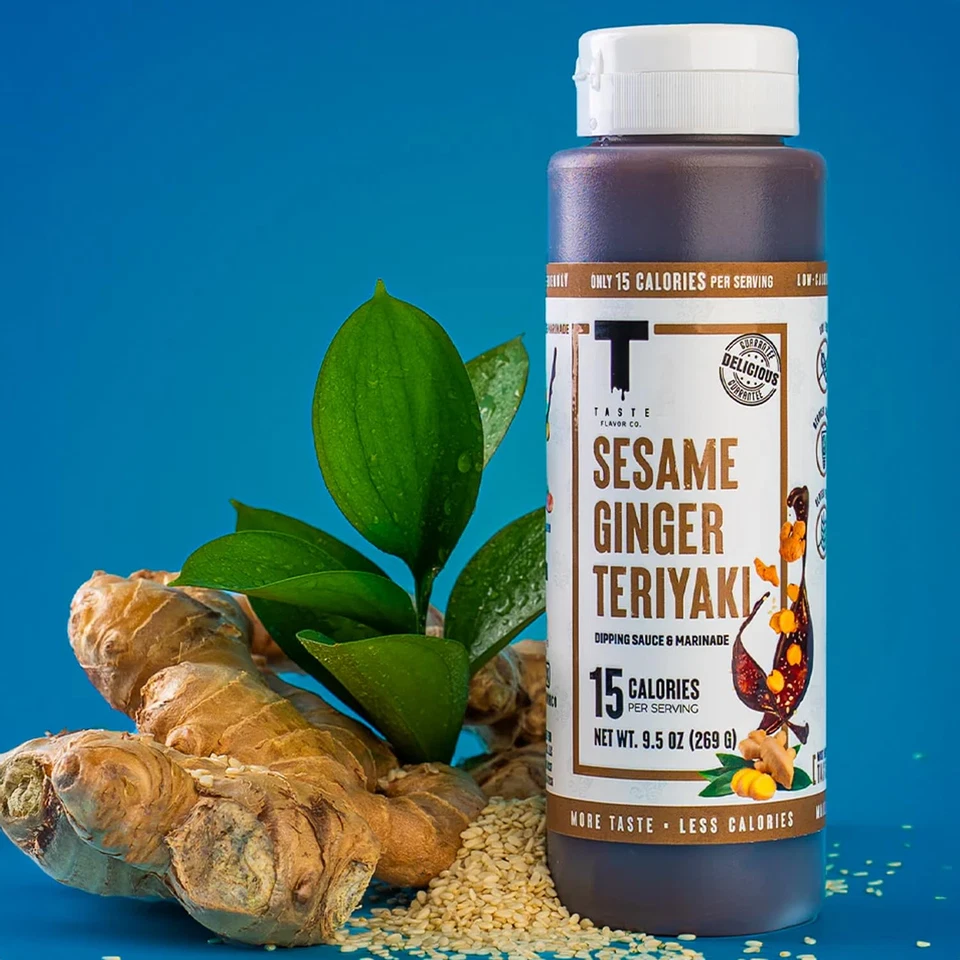 Salsa de ala y adobo, gran sabor, apta para ceto, salsa baja en calorías (sésamo Foto 4 de 4