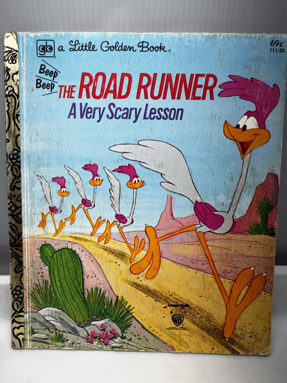 VG 1974 HC Little Golden Book Early Edition Road Runner Phil DeLara Bob Totten