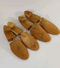J&M Shoe Tree Men's Large Cedar Wood Made in USA Wooden Grain Trees Stretcher