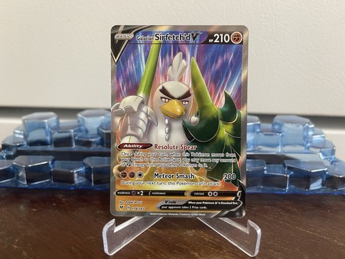 Pokemon Galarian Sirfetch'd V 174/185 Vivid Voltage Ultra Rare Full Art NM